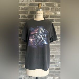 Vintage Harley-Davidson | Lightning Horse Graphic Shirt| Holoubek |Single Stitch